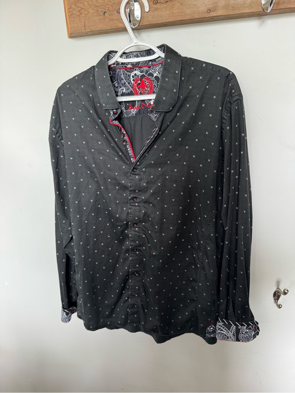 Au Noir long-sleeve dress shirt made in Turkey